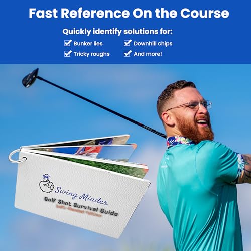 Swing Minder Golf Reference Cards - Right-Hand Edition for Hardest Shots