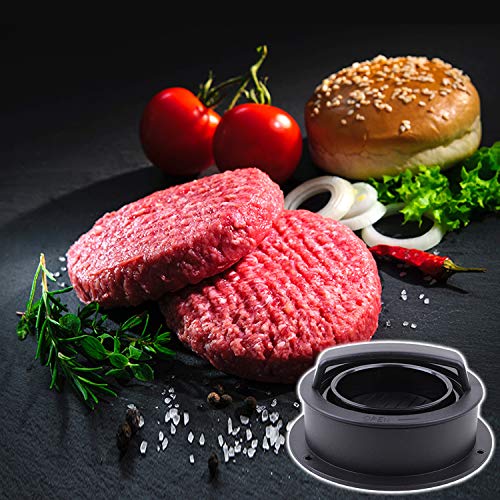 3-in-1 Hamburger Patty Maker with 100 Nonstick Patty Papers
