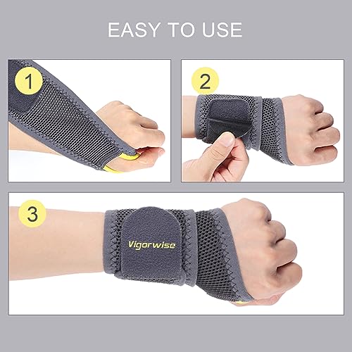 Breathable Nylon Wrist Brace for Carpal Tunnel Relief - Adjustable Support