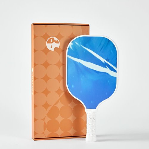 HELIOS Khione Pickleball Paddle - Dawn | 8oz G2S Fiberglass Surface with 13mm Reactive Honeycomb Core | Lightweight Design for Beginners | AreaMax for Expanded Sweet Spot | USAP Approved