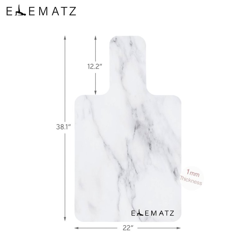 Pilates Reformer Mat (Marble)