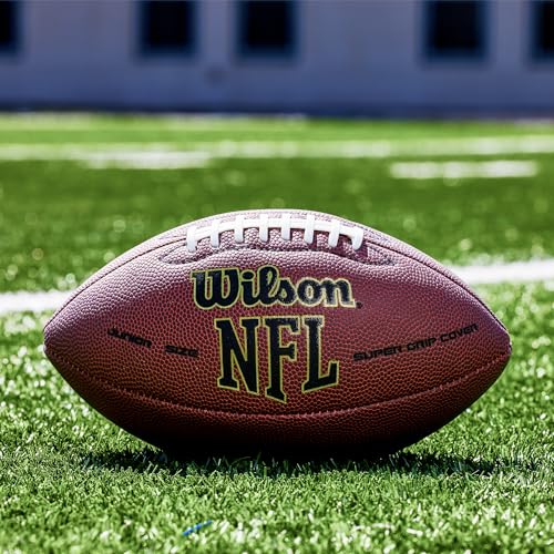 NFL Super Grip Composite Football - Junior Size, Brown