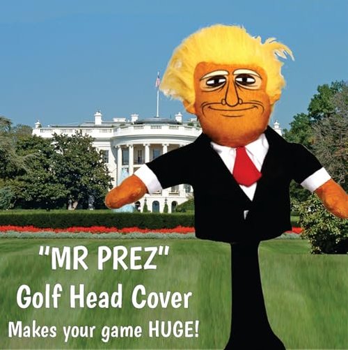 Creative Covers for Golf Mr.Prez Trump Golf Headcover, Multi