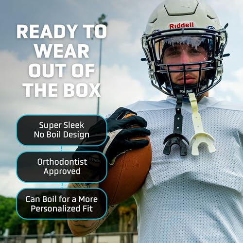 DoubleGuard Mouth Guard with Lip Protection for Sports
