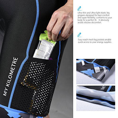 Men's Triathlon Shorts with Adjustable Drawstring & Pockets
