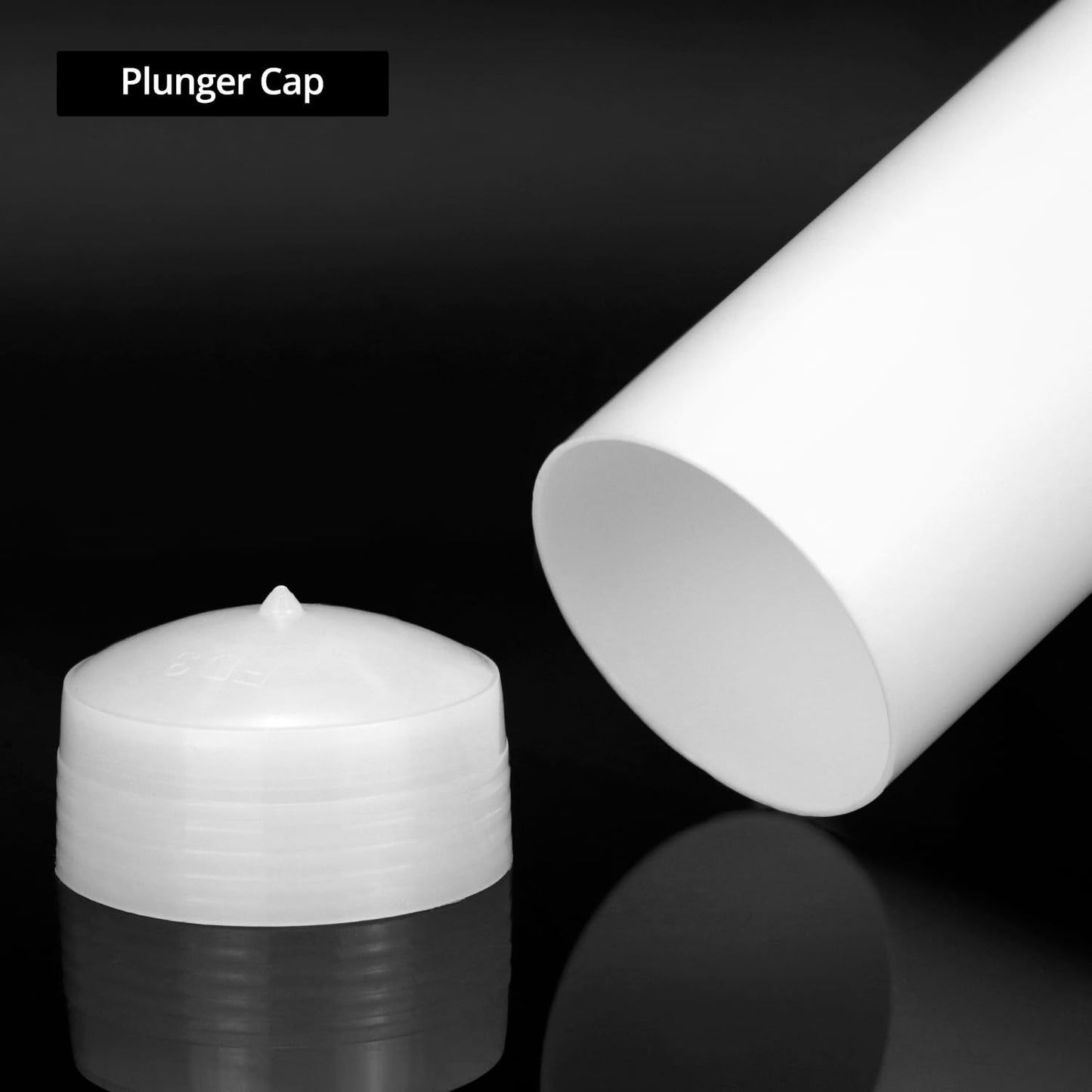 QWORK Empty Caulking Sealant Tubes - 11 Oz Capacity Each, 4 Pack Reusable Plastic, for Standard Caulking Guns