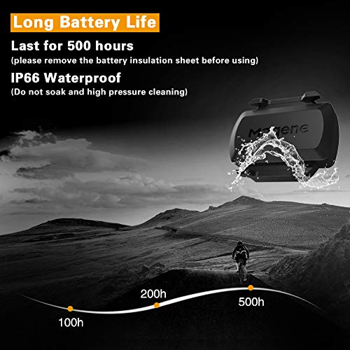Wireless Speed and Cadence Sensor for Cycling - Bluetooth & ANT+