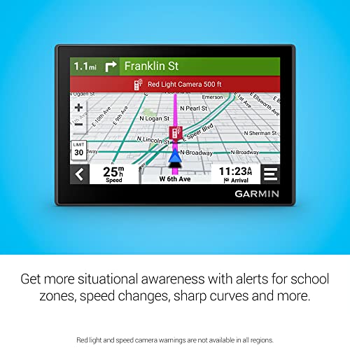 Garmin Drive 53 GPS Navigator - 5" Touchscreen with Alerts