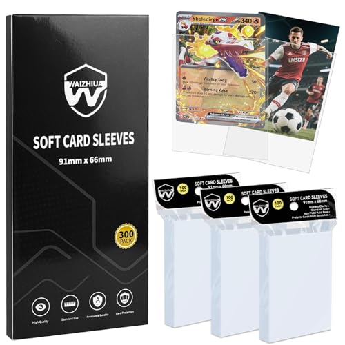 300 Count Clear Soft Penny Card Sleeves - Archival-Grade Protection