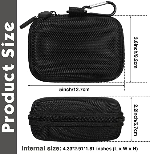 Sanwuta 2 Pack Travel Card Game Cases, EVA Waterproof Black