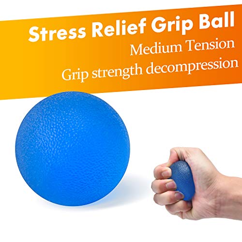 Adjustable Grip Strength Trainer 7 Pack - Blue