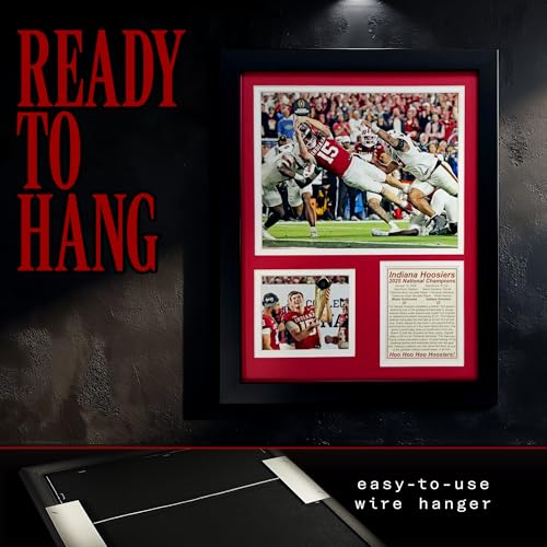 Indiana Hoosiers 2025 CFP National Champions Framed Collage - 12"x15"