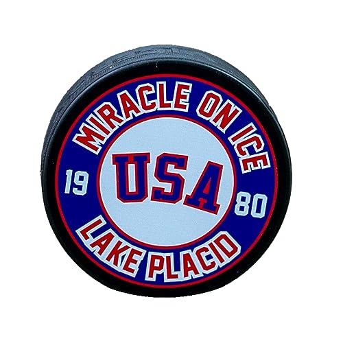 Miracle on Ice 1980 Lake Placid Hockey Puck - Officially Licensed
