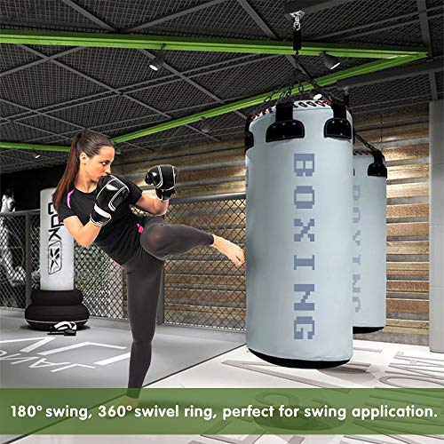 WAREMAID 1 Pack 360° Stainless Steel Swing Hanger - Heavy Duty Ceiling/Wall Mount Tow 1000 lb