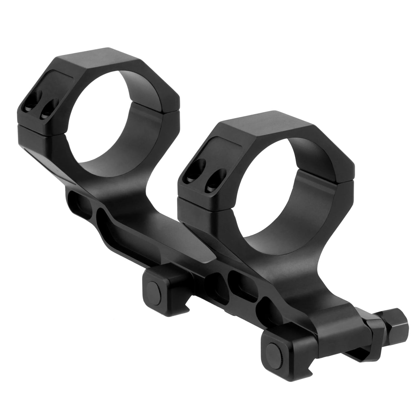 FOCUHUNTER 34mm Scope Mount, Cantilever Picatinny Scope Mount Fit 21mm Picatinny Rail, 1.62 inch Center Height, Slim Profile Offset Dual Ring One-Piece Mount for 34mm Diameter Scope Tube, Aluminum