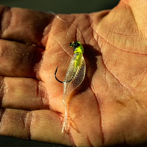 Clobber Minnow 2" Soft Plastic Bait - Ghost Ice Minnow - 12 Pack