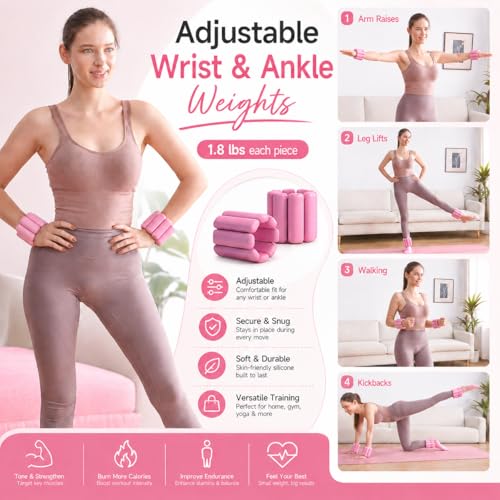 Complete 13-Piece Home Pilates Kit - Pink Essentials Set
