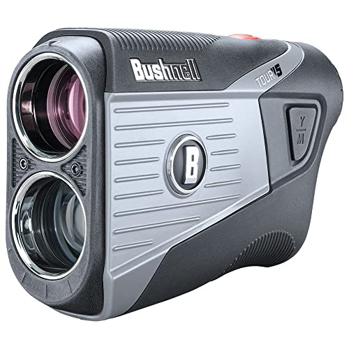 Golf Tour V5 Laser Rangefinder with BITE Magnetic Mount - Black