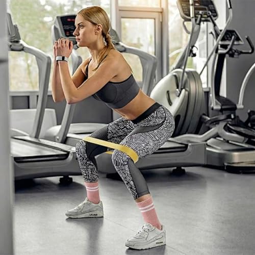 Non-Slip Pilates Socks with Grips for Women - 4 Pairs Pink