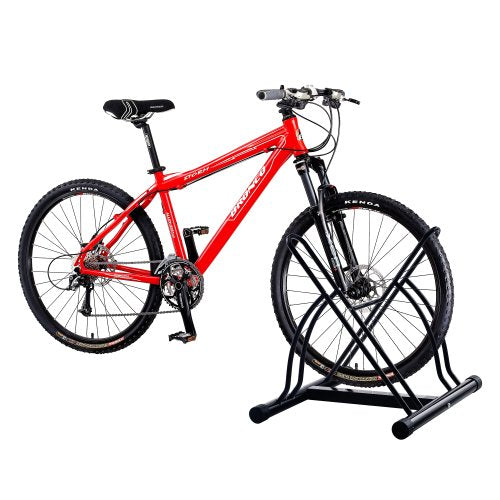 Bike Rack ? Dual Bicycle Stand for Mountain, Road, or Kid¡¯s Bikes ? Indoor or Outdoor Steel Bicycle Storage ? Tire Rack for Truck by RAD Cycle