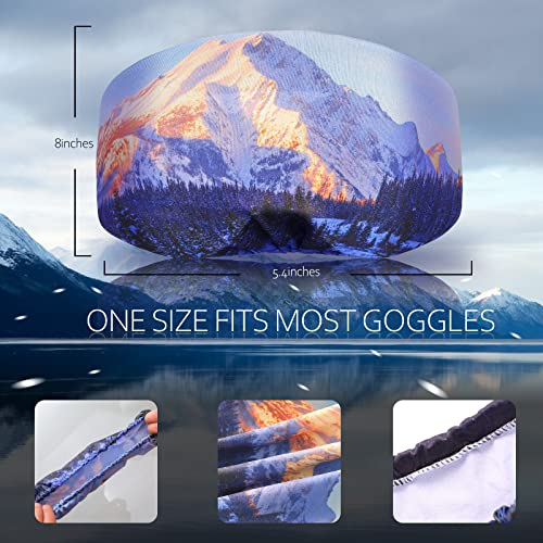 Ski Goggle Cover Sleeve - Microfiber Protection, 4 Pieces - Sunny Style