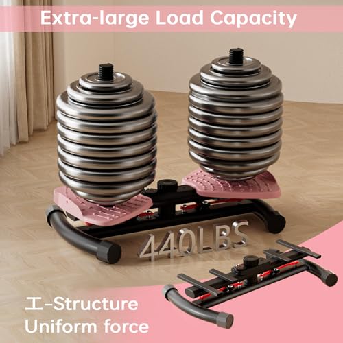 Waist Twister Machine - Smart LED Display, Ultra-Quiet - Pink