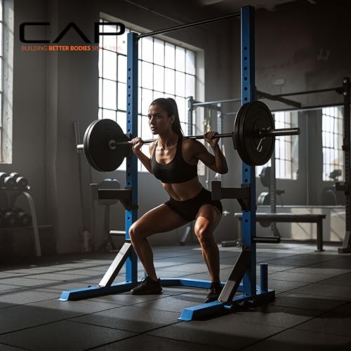 Heavy-Duty Power Rack for Home Gym - Gray