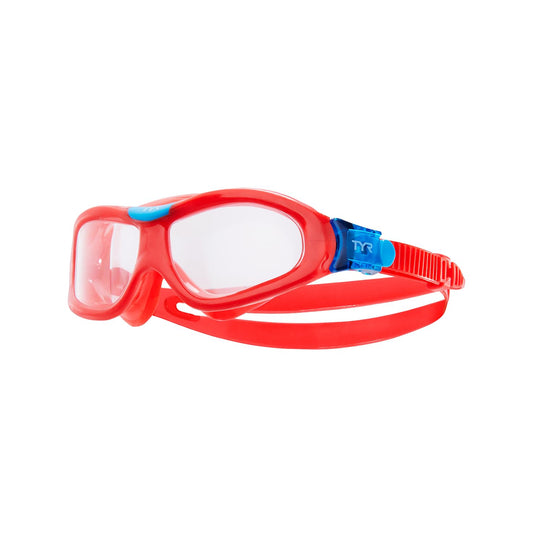 TYR Orion Swim Mask Goggles for Kids - Universal Fit for Boys and Girls Ages 3-10 - Watertight, Anti-Fog, and UVA/UVB-Protected - Recreational and Professional