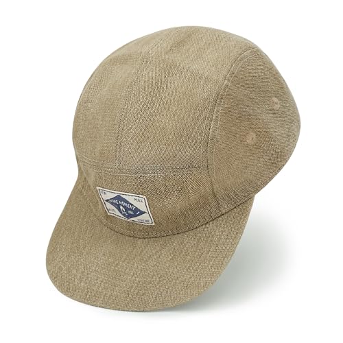 Croogo 5 Panel Flat Brim Baseball Cap Unisex Vintage Streetwear Khaki One Size
