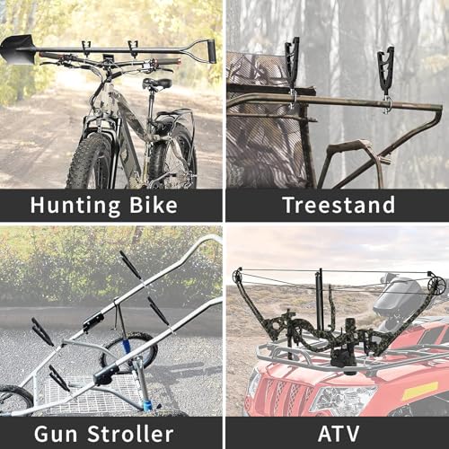 10 Rubber Snubber Straps for ATV Gun & Bow Racks
