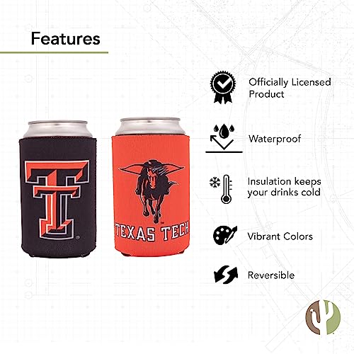 Texas Tech University Can Insulator Beverage Cooler - Design A