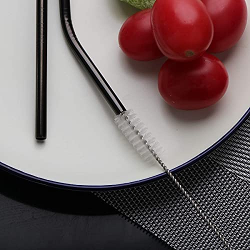 Travel Utensils Set - Reusable Portable Cutlery with Case - 8pcs Stainless Steel - Black