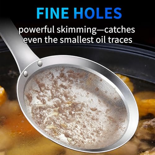 TBWHL Multi-functional Hot Pot Fat Skimmer Spoon - Stainless Steel