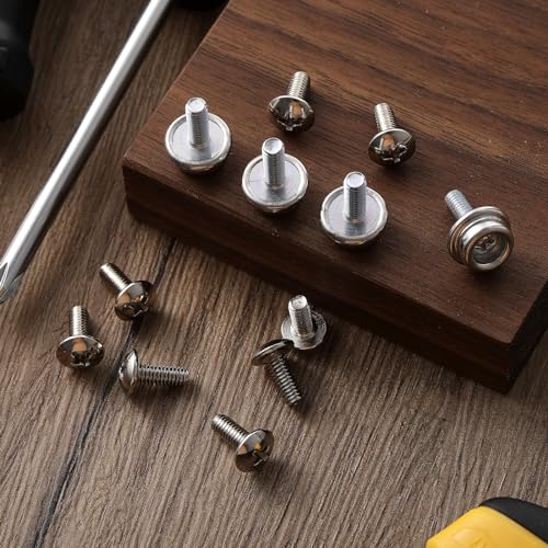 12 Pcs Stainless Steel Helmet Visor Screw Kit - 10mm & 12mm