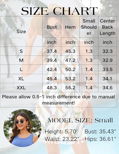 Sleeveless Bathing Suit Cover Up for Women - White, XX-Large
