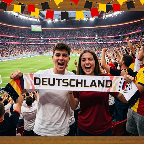 Spain Soccer Scarf - Double Sided Polyester - Germany Variation