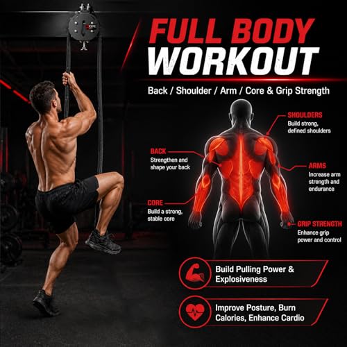 Infinity Loop Cable Trainer - 14FT Nylon Rope for Forearm Strength