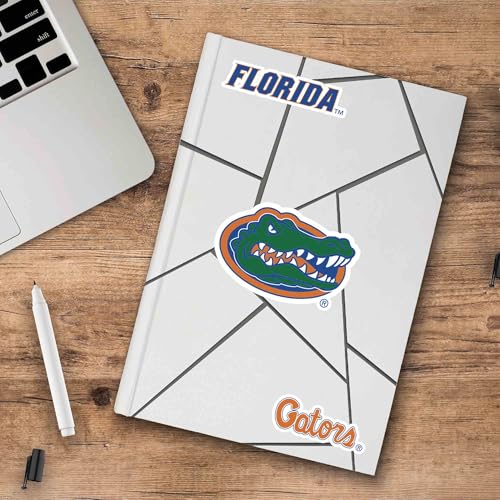 Florida Gators Die-Cut Vinyl Decal Sheet - 3 Pack, 5x7.5 Inch - Orange