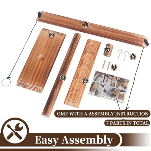 Ring Toss Game, Throwing Game with Shot Put, Hook and for Adults