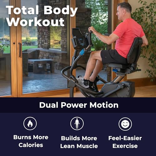 FreeStep Recumbent Cross Trainer - Zero-Impact Exercise Bike LT7