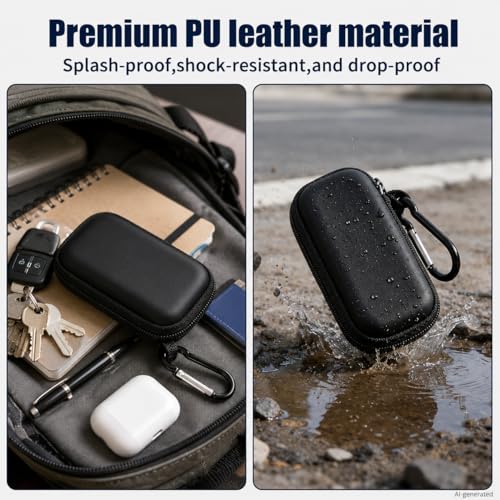 Hard EKG Monitor Case for KardiaMobile 1-Lead 6L - Dark Black