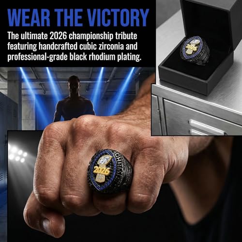 2026 Fantasy Football Championship Ring - Premium Trophy Award