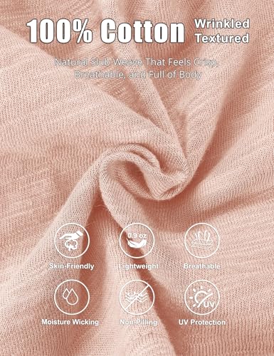 ROYBENS Lightweight Cotton Slouchy Beanie for Men Women - 2 Pack Pink & Purple Medium