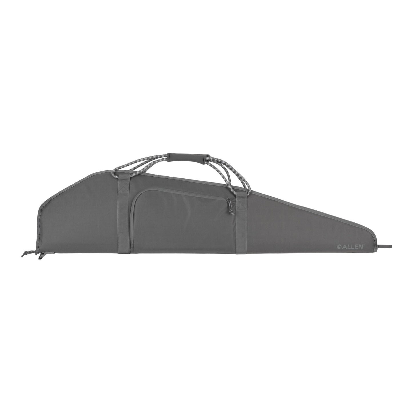 Allen Company Rollins Gun Case – 46" Rifle Lockable Soft Gun Case with Dense Foam Padding, Exterior Gear Pocket, Padded Carry Handle, Gray