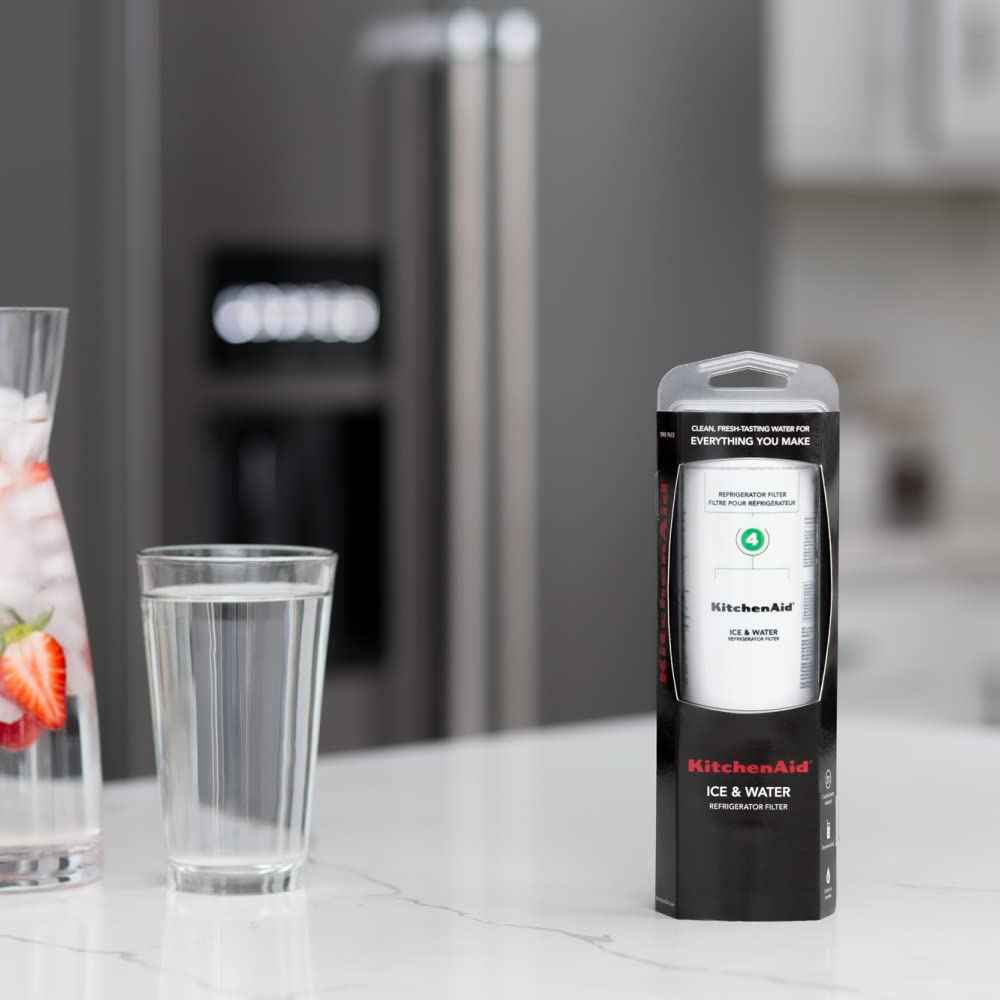 KitchenAid® Refrigerator Ice and Water Filter 4 - KAD4RXD1, Single-Pack, Green