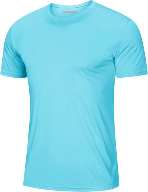 MAGCOMSEN Men's UPF 50+ Quick-Dry Athletic T-Shirt | Performance Rash Guard for Running & Swimming