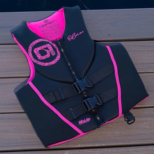 Women's Neoprene Life Jacket - USCGA Approved, Pink, Medium