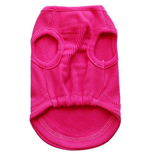 Dog Shirt - I Love My Daddy/Mommy Vest for Small Dogs - Rose-M