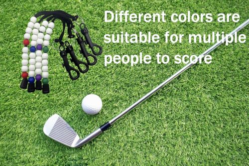 Golf Beads Score Counter - 4 Durable Colorful Beads