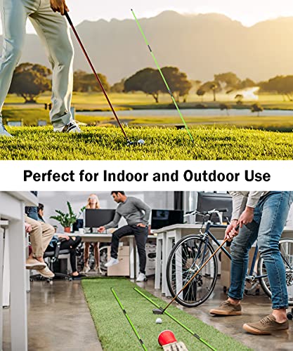 Golf Alignment Sticks - Swing Trainer Training Aid, Green